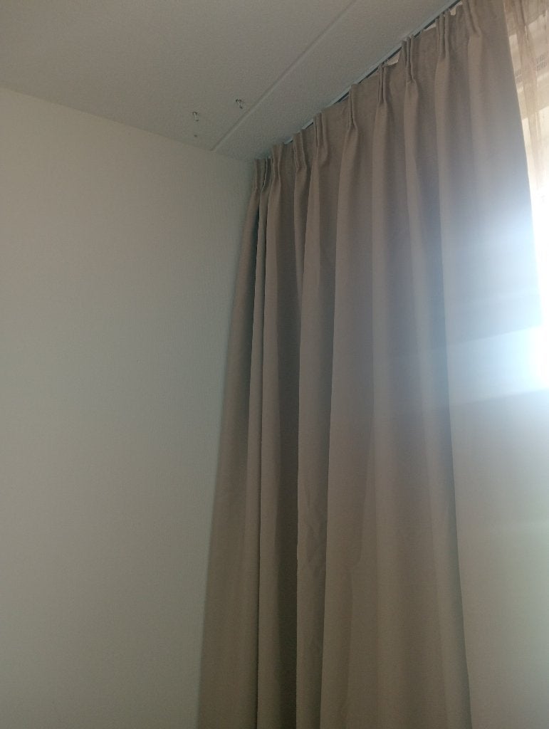 Gordijnen nieuw gemaakt net uit doos, Huis en Inrichting, Overige merken, Nieuw, 260 cm, Verduisterend