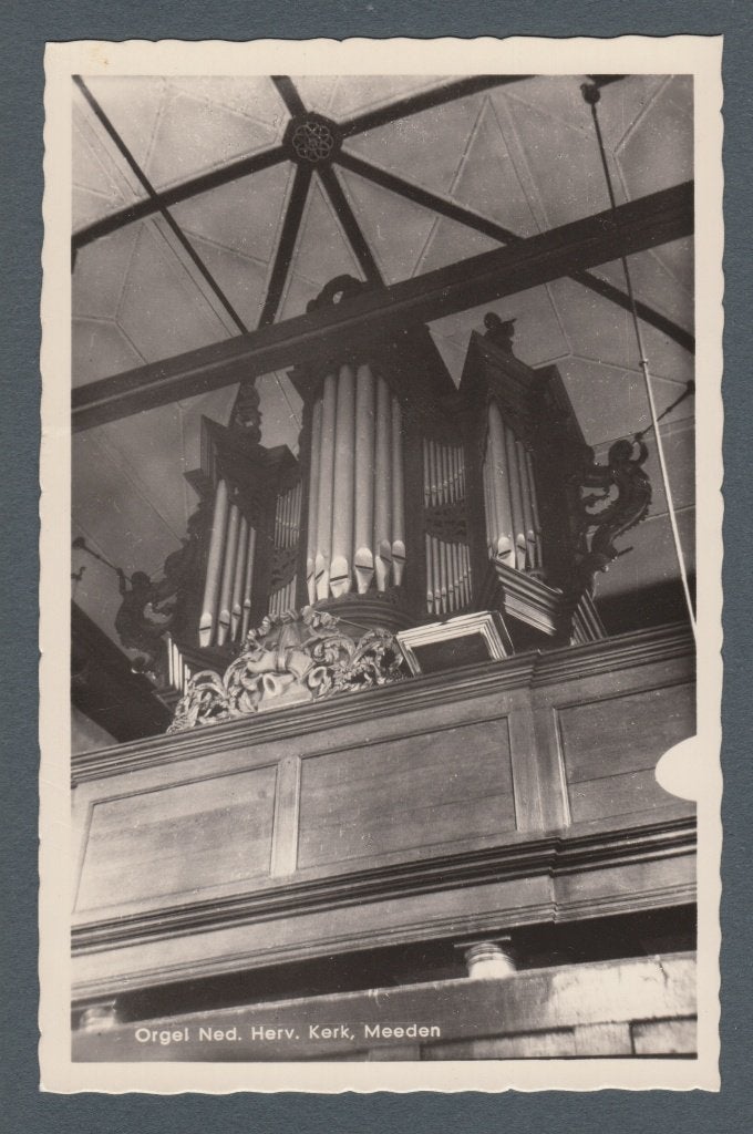 Meeden (bij Veendam en Muntendam) - Orgel Ned Herv Kerk, Verzenden, 1960 tot 1980, Ongelopen, Groningen