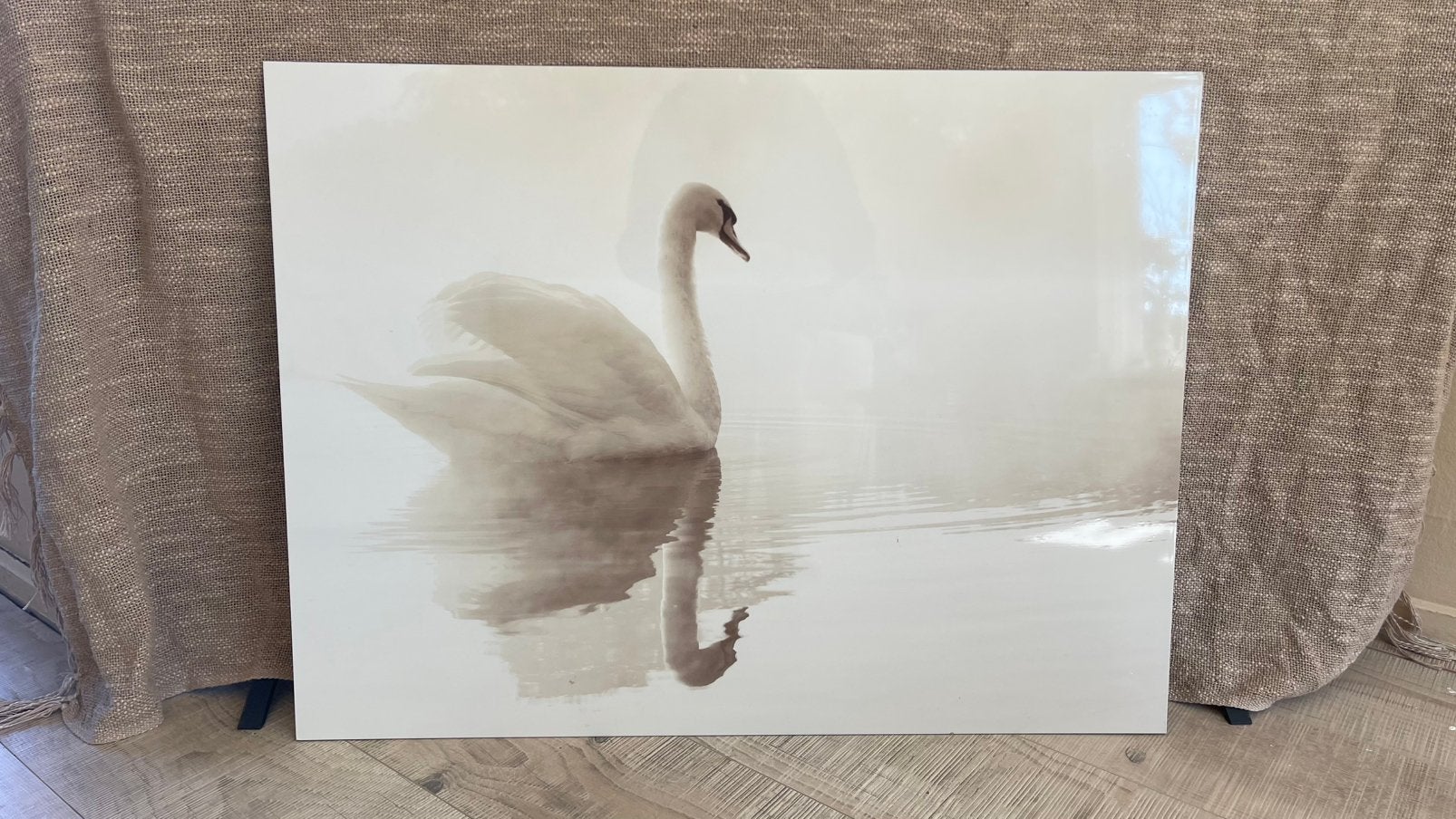 Prachtige Romantische Zwaan Epoxy Kunst - Klassiek Design, Huis en Inrichting, Woonaccessoires | Schilderijen, Tekeningen en Foto's