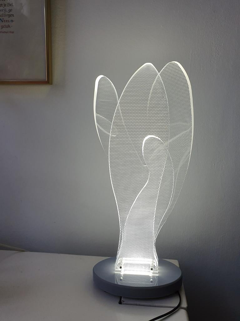 Unieke Vintage Design Tafellamp – Ton v.d. Zande (Fotolight), Antiek en Kunst, Kunst | Designobjecten, Ophalen of Verzenden