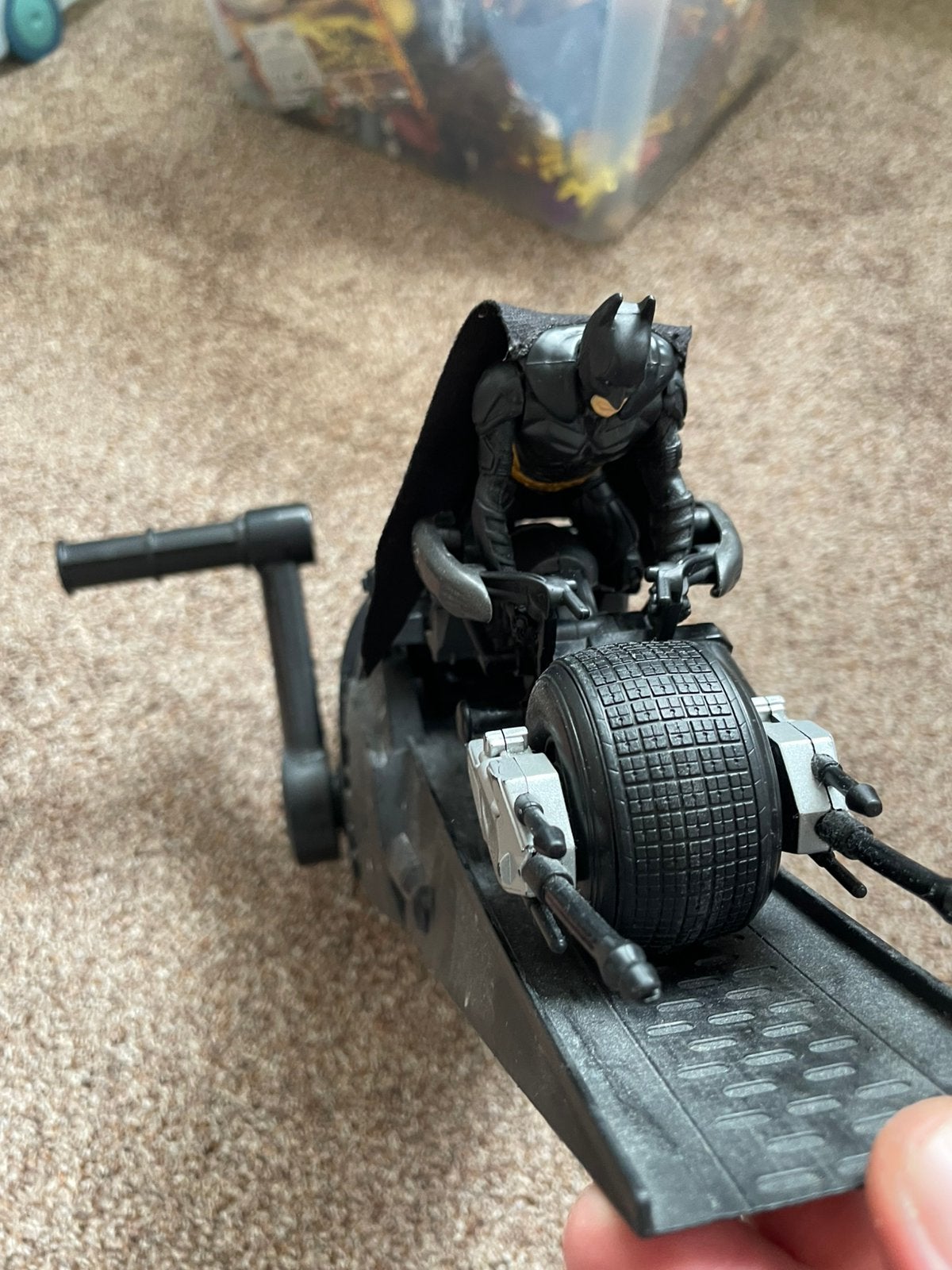 Batman met motor, Ophalen of Verzenden, Zo goed als nieuw