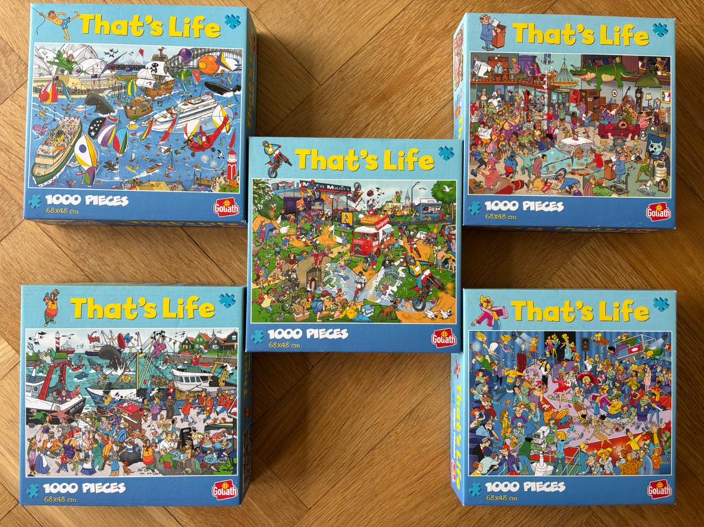 Puzzels That’s Life, Ophalen, 500 t/m 1500 stukjes, Zo goed als nieuw