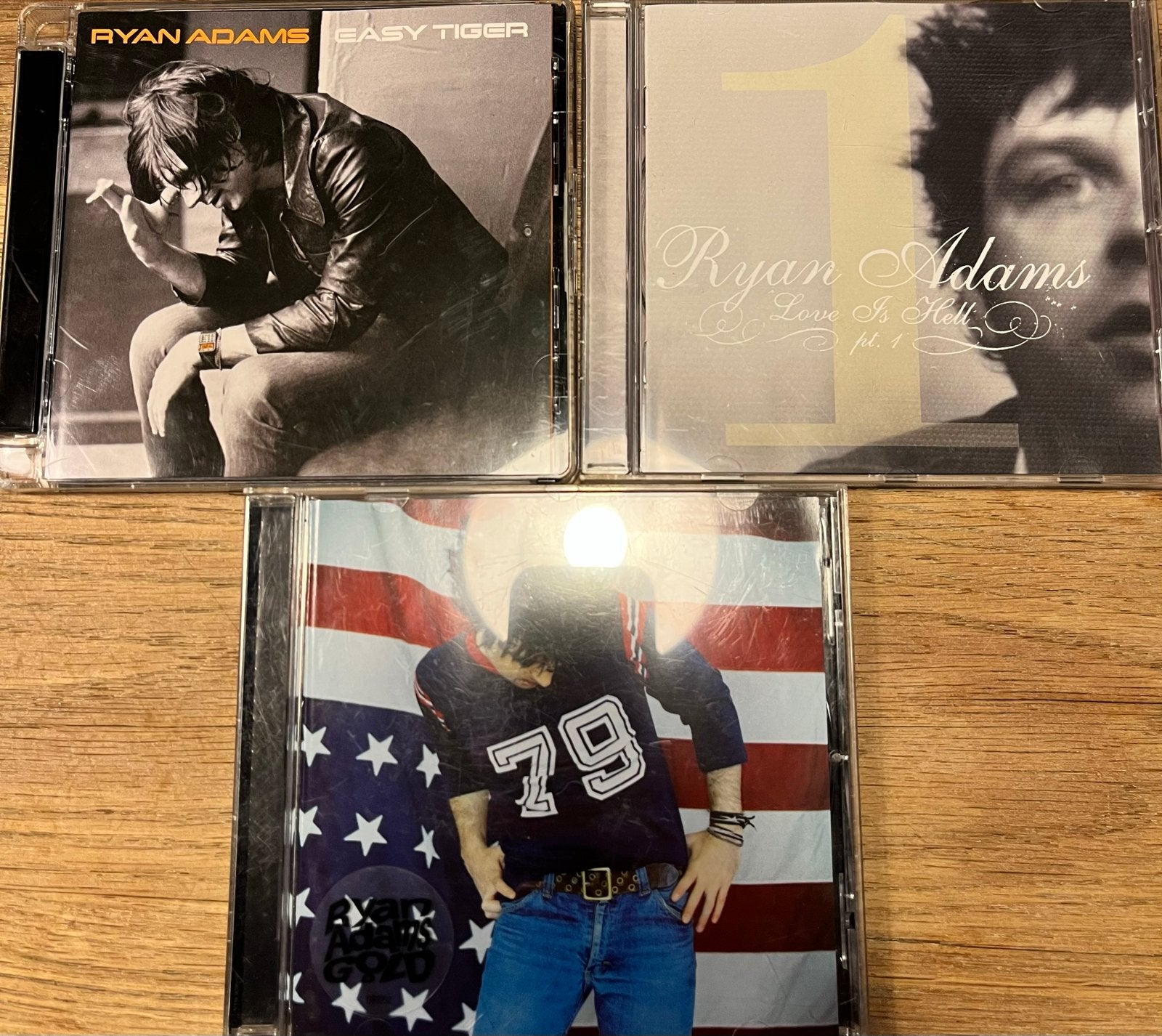 Ryan Adams CD's: Easy Tiger, Love Is Hell Pt. 1, Gold, Rock, Gebruikt, Ophalen of Verzenden, Inclusief doosje