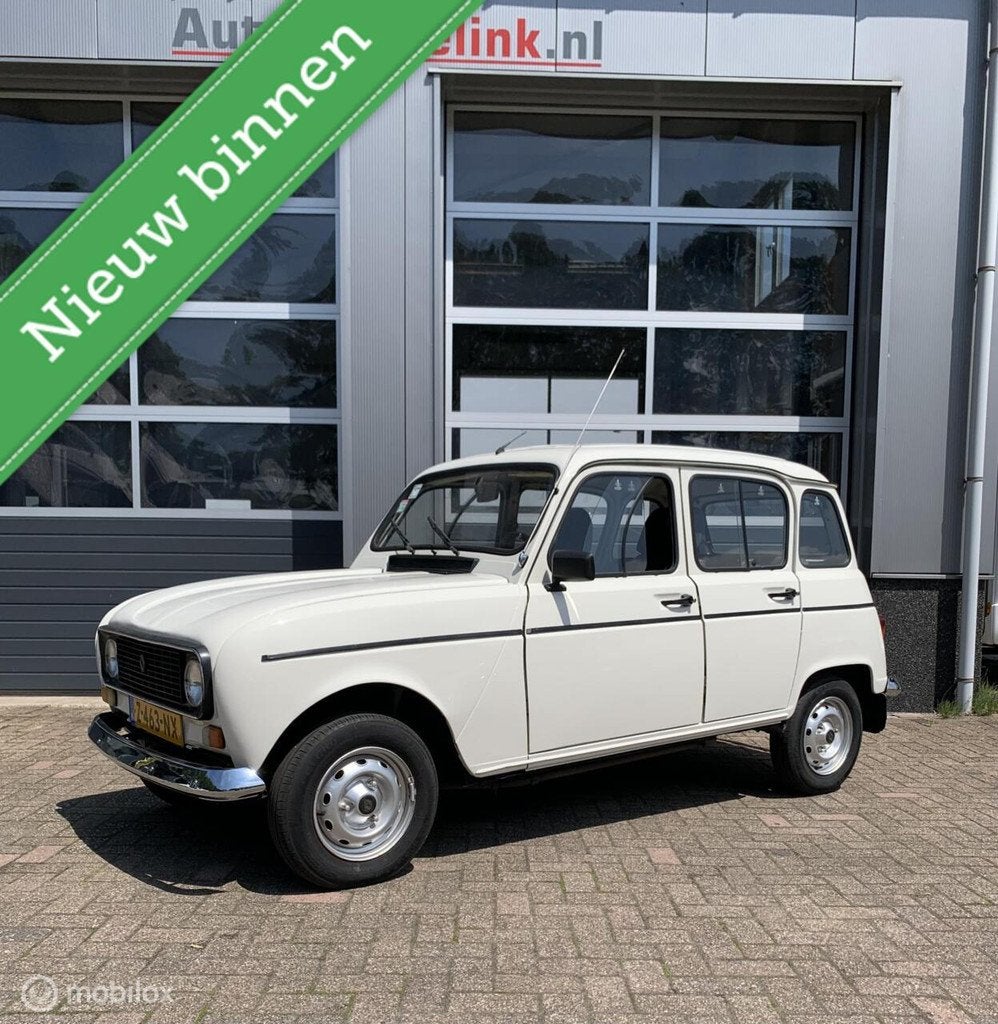 Renault 4 R 4 GTL, Auto's, Oldtimers, Bedrijf, Te koop, Renault, Benzine, Hatchback, Handgeschakeld, Geïmporteerd, Wit, Voorwielaandrijving
