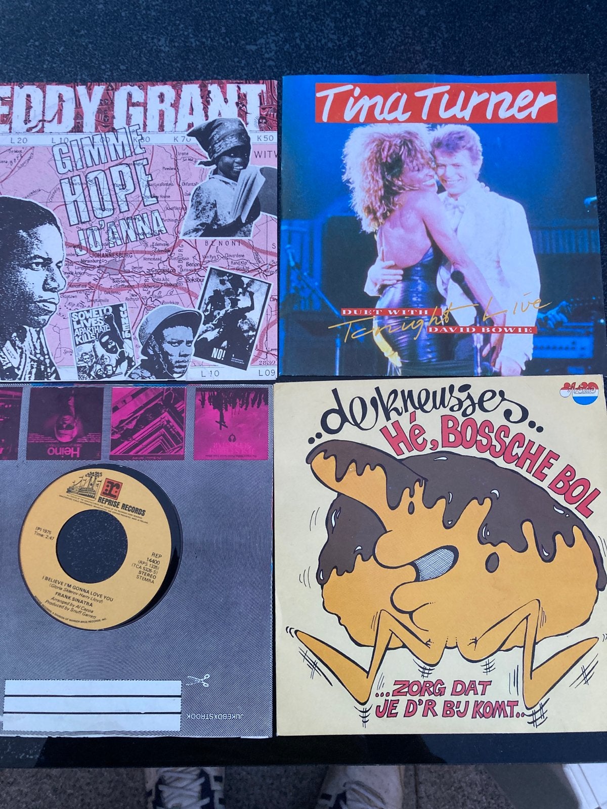 Diverse vinyl singles: Eddy Grant, Tina Turner, Frank Sinatr, Ophalen, Gebruikt, Pop, 7 inch