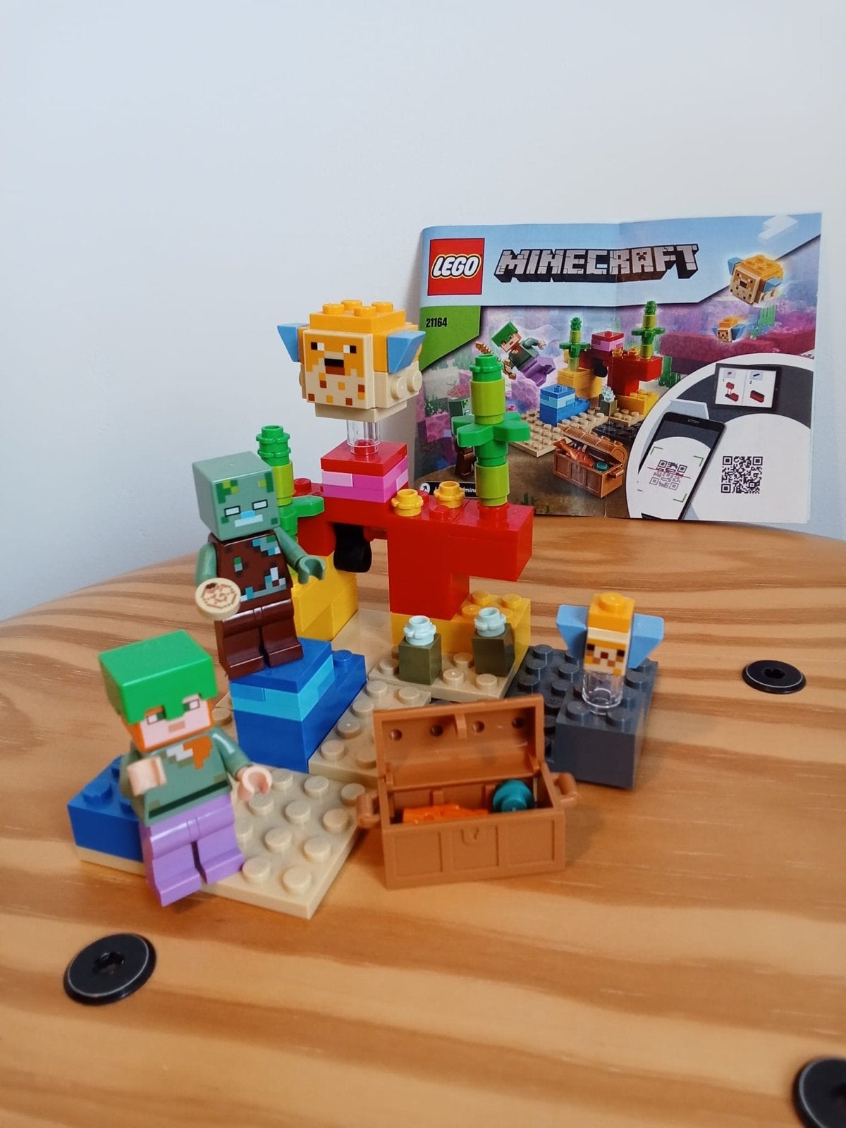 LEGO Minecraft 21164 Het Koraalrif, Ophalen, Zo goed als nieuw, Overige merken
