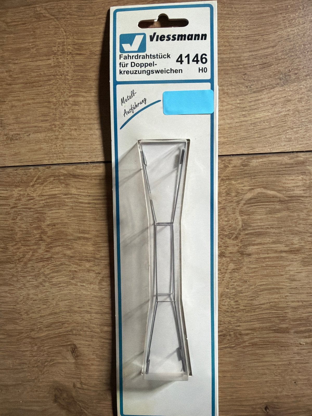 Viessmann H0 Fahrdrahtstuk voor dubbele kruiswissel (4146), Overige merken, Gelijkstroom of Wisselstroom, Overige typen, Nieuw