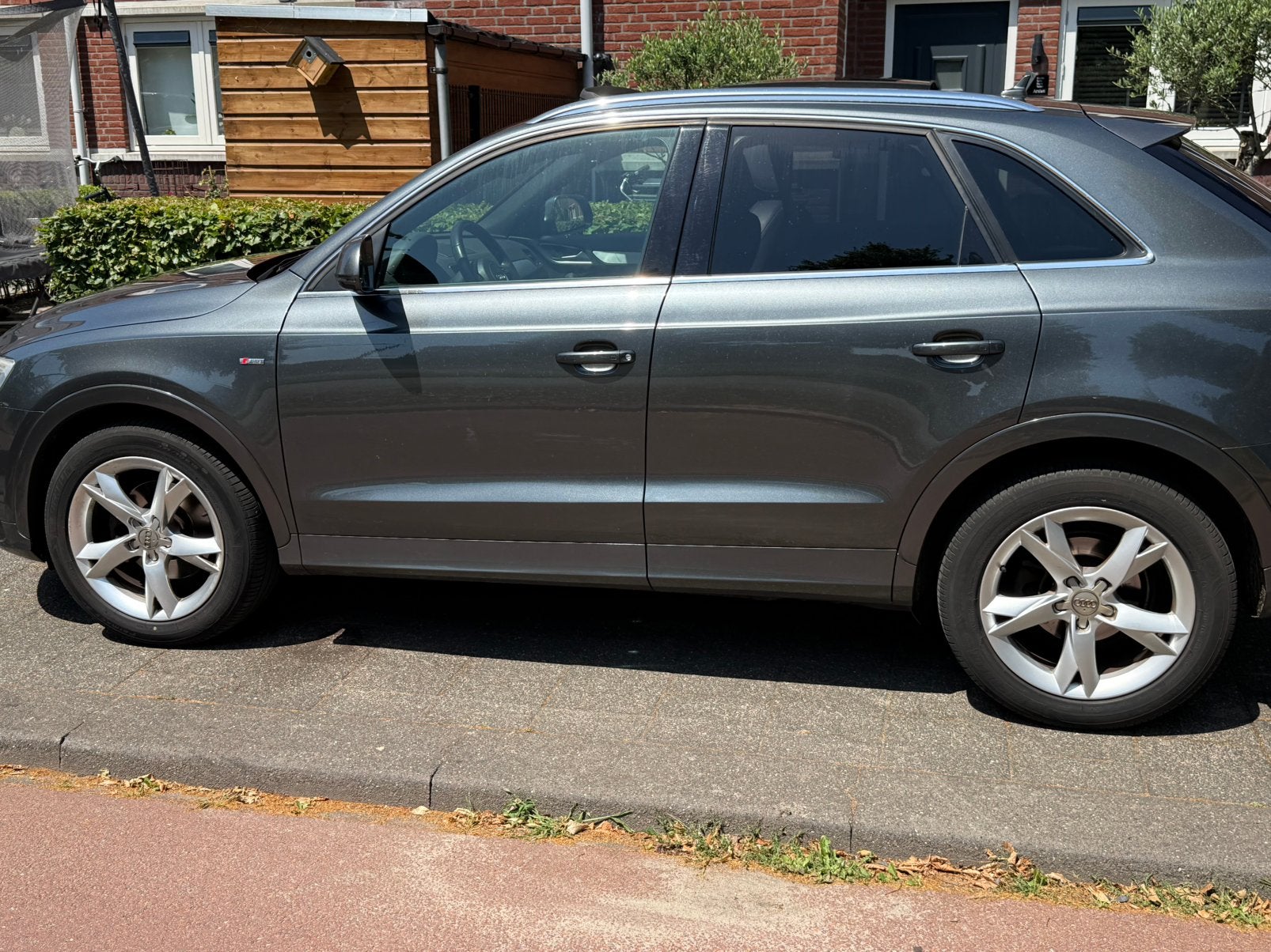 Audi Q3 2.0 TDI 177PK S Tronic 2013 Grijs, Voorwielaandrijving, Zwart, 4 cilinders, 2000 kg