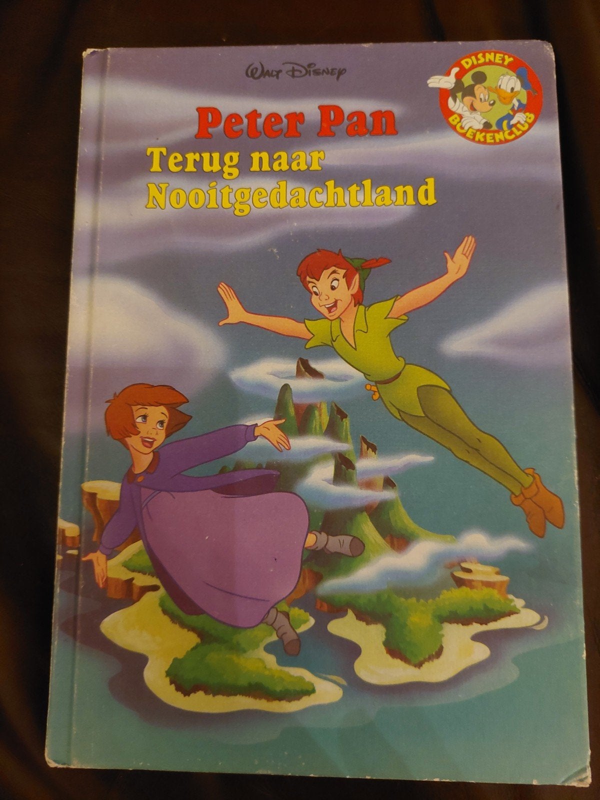 Disney Boek Peter Pan Terug naar Nooitgedachtland, Ophalen of Verzenden, Gelezen, Walt Disney, Sprookjes