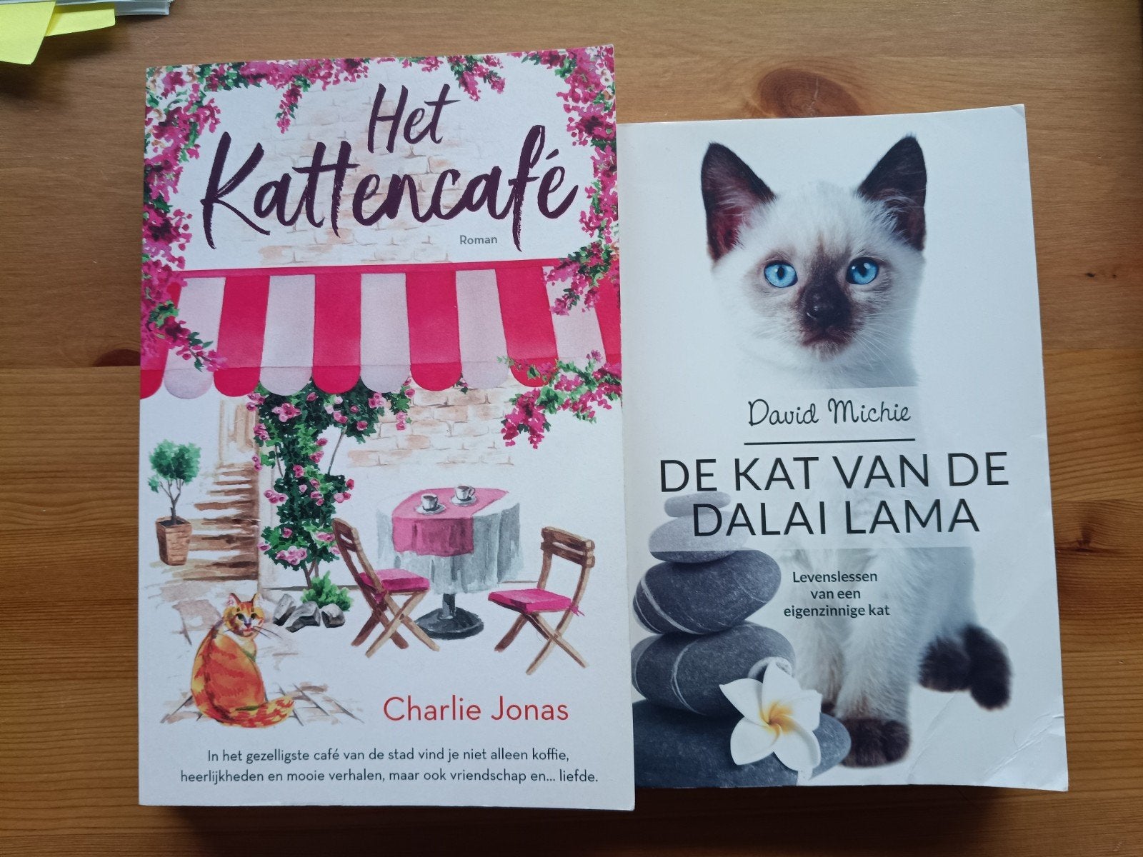 Charlie Jonas - Het kattencafé - Kat van de Dalai Lama, Ophalen of Verzenden, Zo goed als nieuw, Charlie Jonas