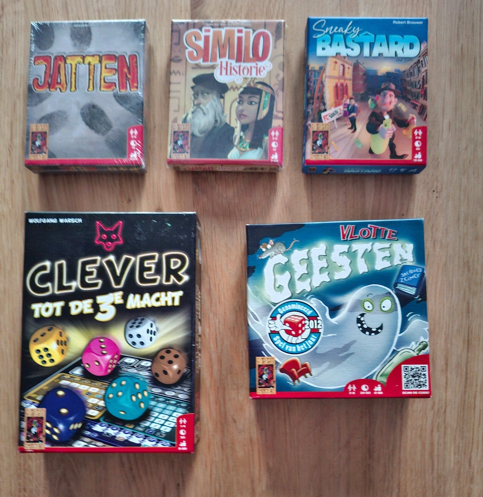 spellen 999 5x als nieuw, Ophalen of Verzenden, Zo goed als nieuw
