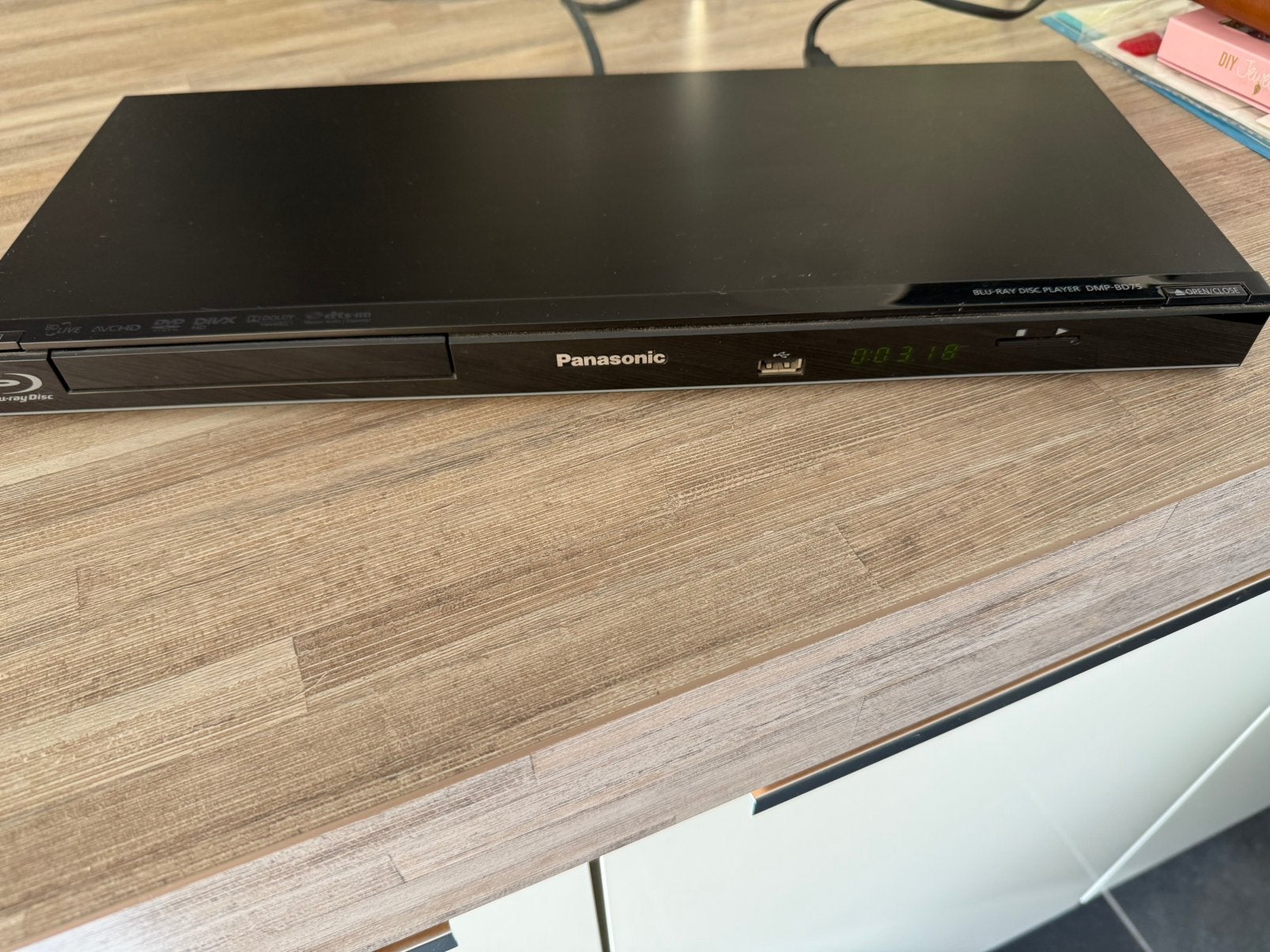 Panasonic DMP-BD75 blu-ray speler, Ophalen of Verzenden, Gebruikt, Panasonic