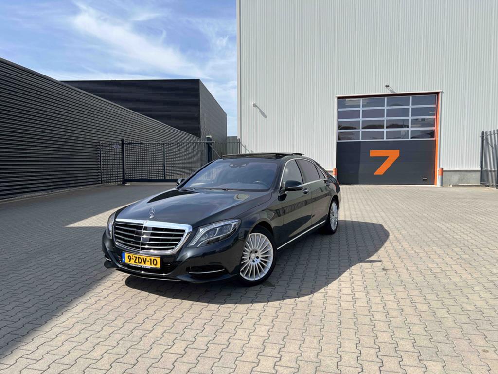 Mercedes-Benz S-Klasse 500 Plug-in Hybrid 449pk Lang 7-G, Auto's, Mercedes-Benz, Automaat, Achterwielaandrijving, Zwart, Parkeerassistent
