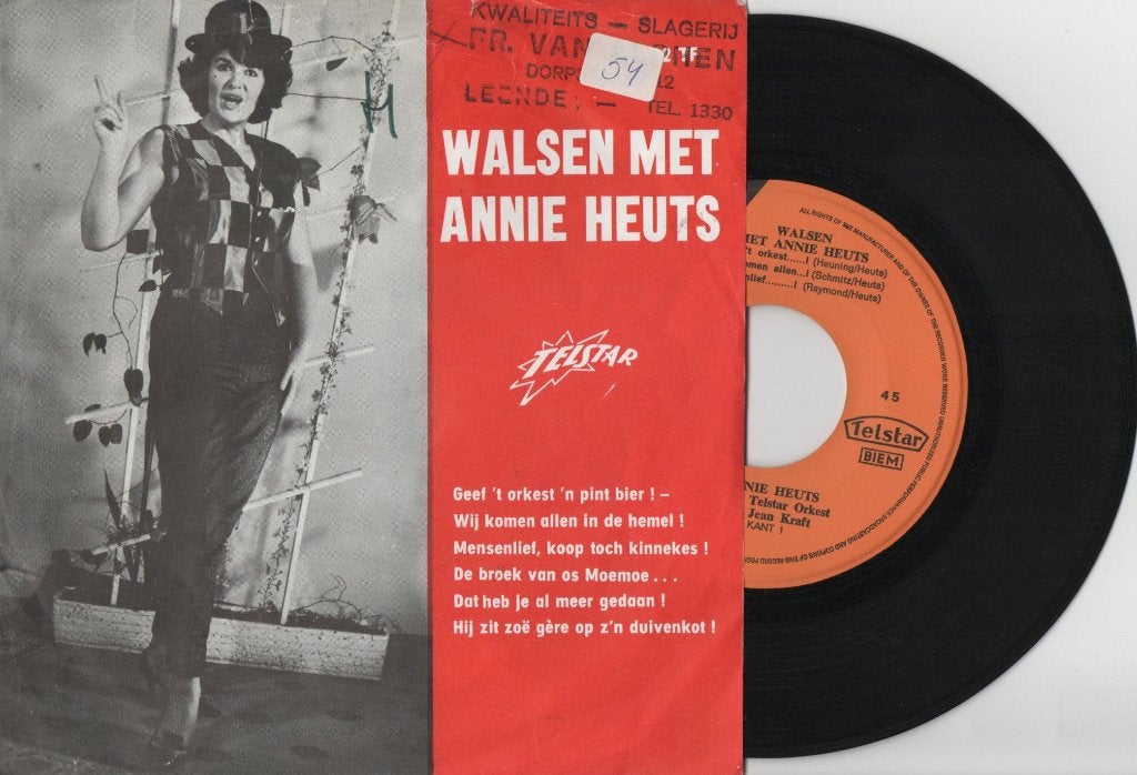 Annie Heuts ‎– Walsen Met Annie Heuts, Cd's en Dvd's, Ophalen of Verzenden, Gebruikt, 7 inch, Overige genres