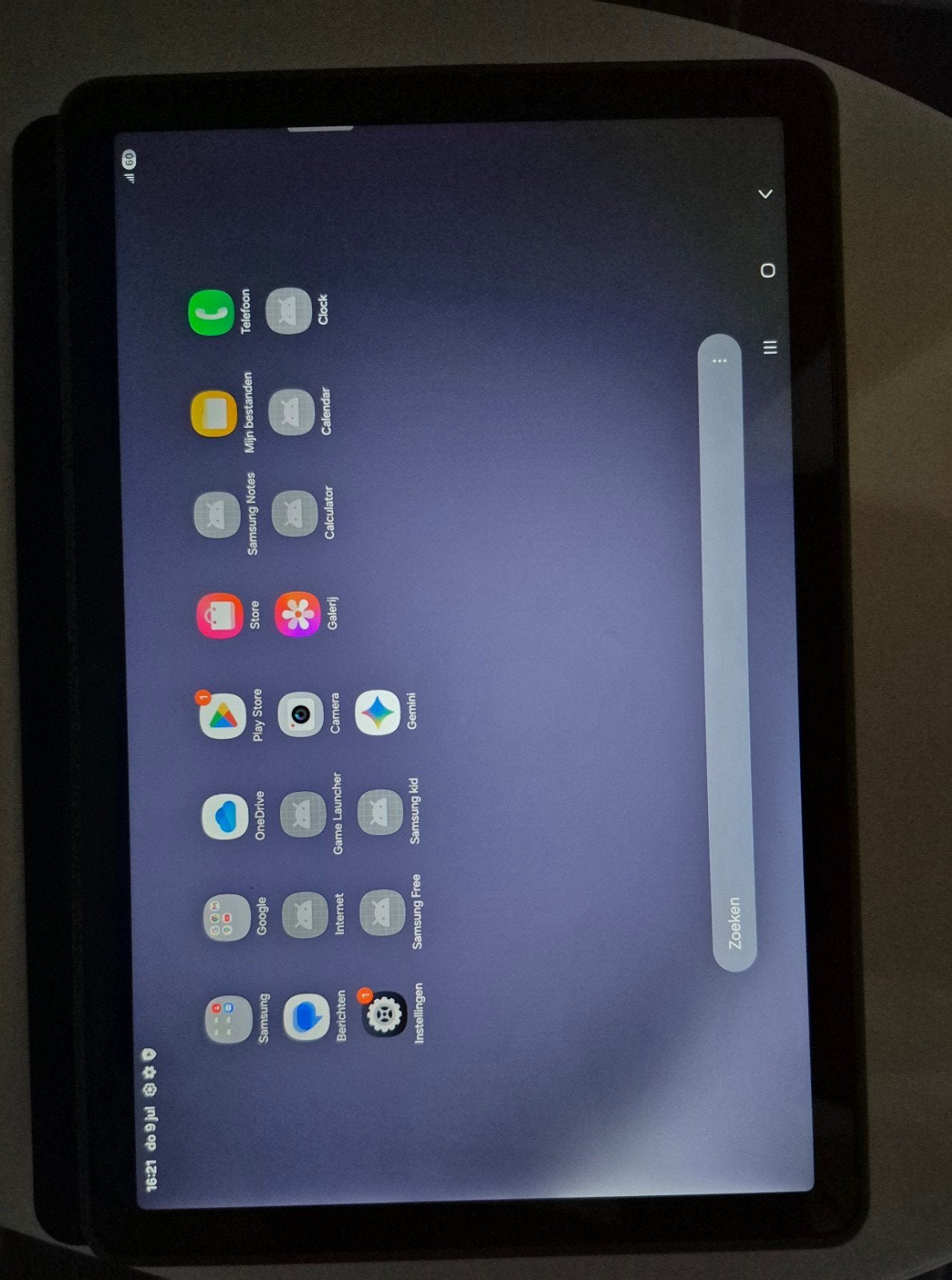 Samsung Galaxy Tab A9+ 5G SM-X216B 64GB ZGAN, Computers en Software, Windows Tablets, Zo goed als nieuw, Wi-Fi en Mobiel internet