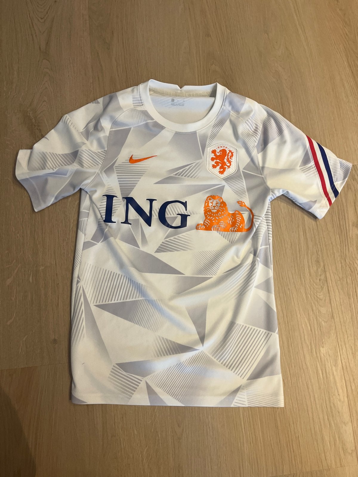 Oranje trainingsshirt maat S, Wit, Ophalen of Verzenden, Voetbal, Gedragen
