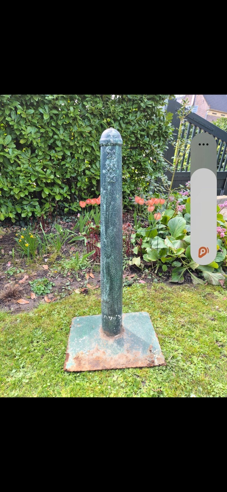 Amsterdammertje - Authentieke paal, Tuin en Terras, Ophalen of Verzenden, Gebruikt