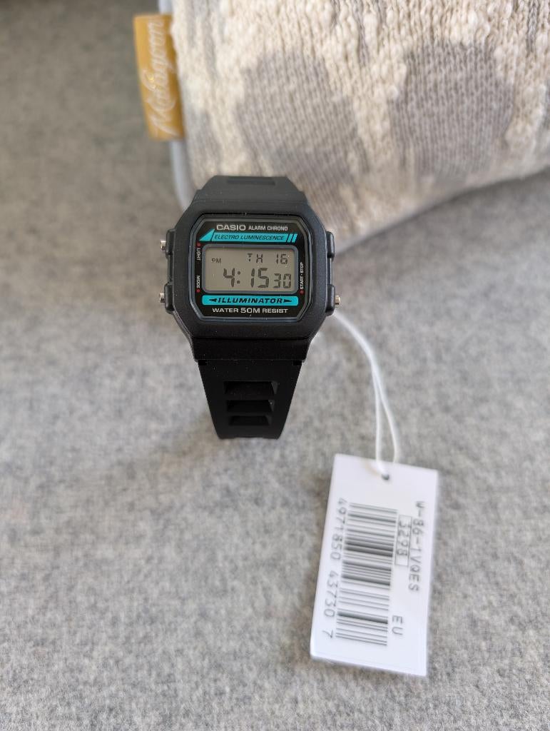 CASIO W-86, Sieraden, Tassen en Uiterlijk, Horloges | Heren, Casio, Kunststof, Polshorloge, Nieuw