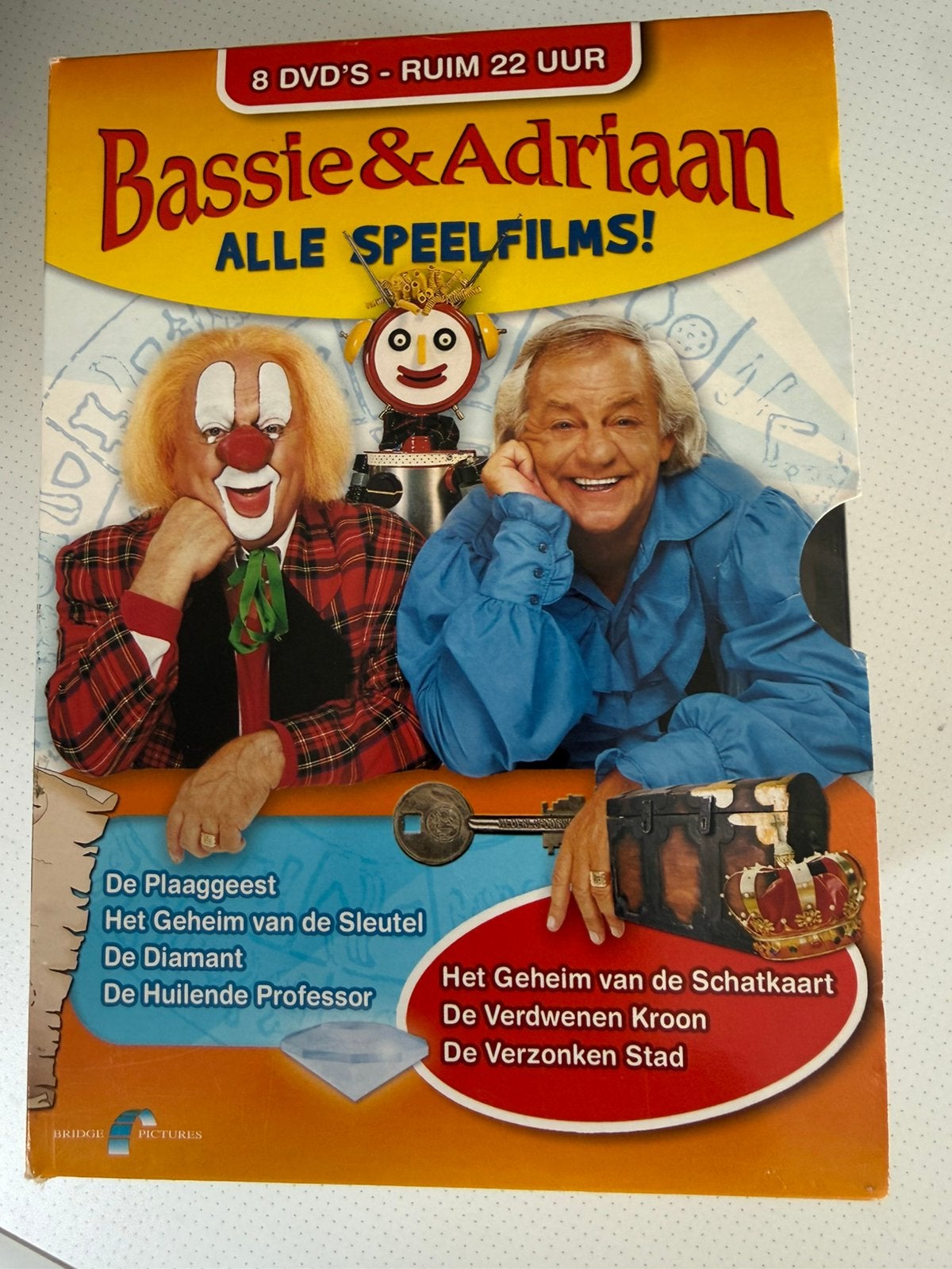 DVD Box Bassie en Adriaan, Alle leeftijden, Ophalen of Verzenden, Zo goed als nieuw
