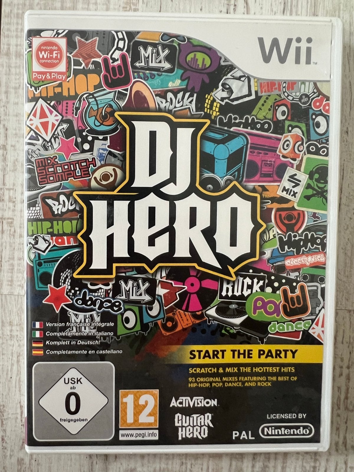 DJ Hero Wii - Start the Party - Muziekspel, Muziek, Gebruikt, Verzenden, 1 speler
