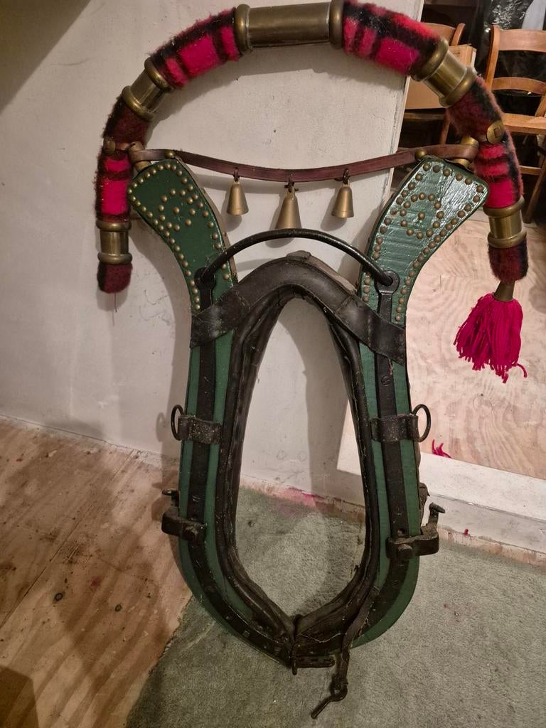 Lederen haam 2 stuks, Antiek en Kunst, Ophalen