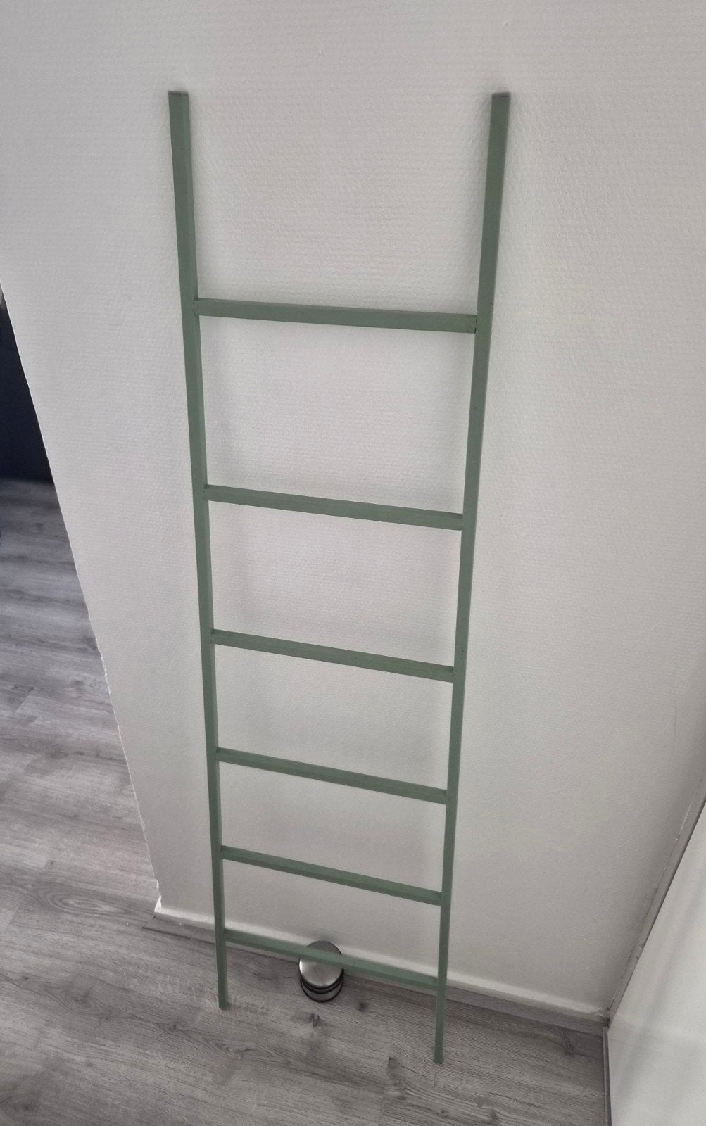 Decoratieve trap van ijzer in groen, Ophalen of Verzenden
