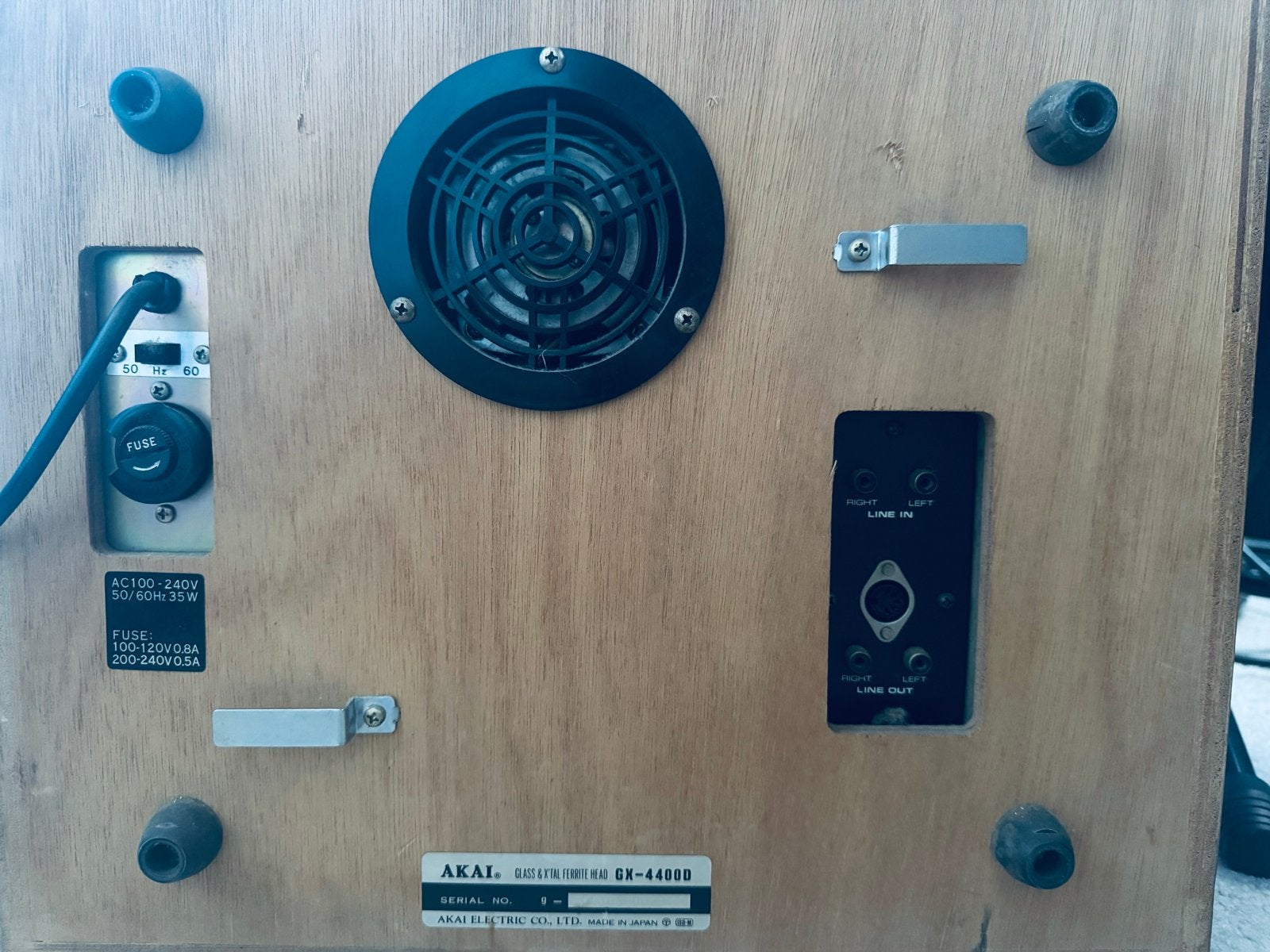 Akai GX-4400D Bandrecorder - Vintage Audio, Ophalen of Verzenden, Bandrecorder, Met banden
