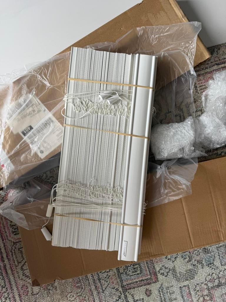 Luxaflex hout wit, Huis en Inrichting, Ophalen of Verzenden, Zo goed als nieuw, Wit, 50 tot 100 cm