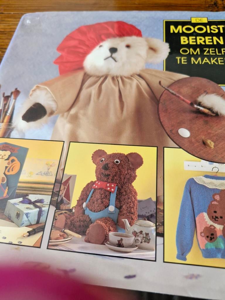 Mooiste Beren om Zelf te Maken - Knutselboek, Hobby en Vrije tijd, Knutselen, Gebruikt, Dieren, Meerkleurig, Ophalen of Verzenden