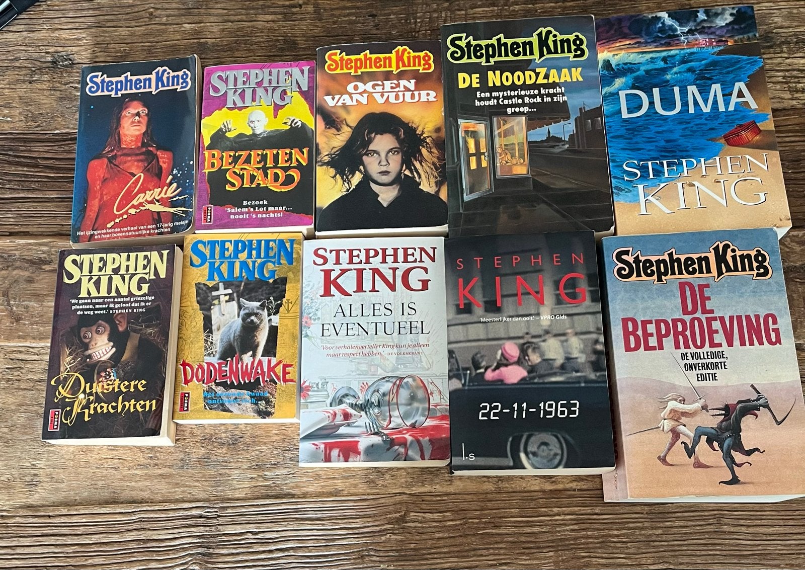 Stephen King Boeken Collectie (10 stuks), Boeken, Romans, Ophalen of Verzenden, Gelezen, Nederland