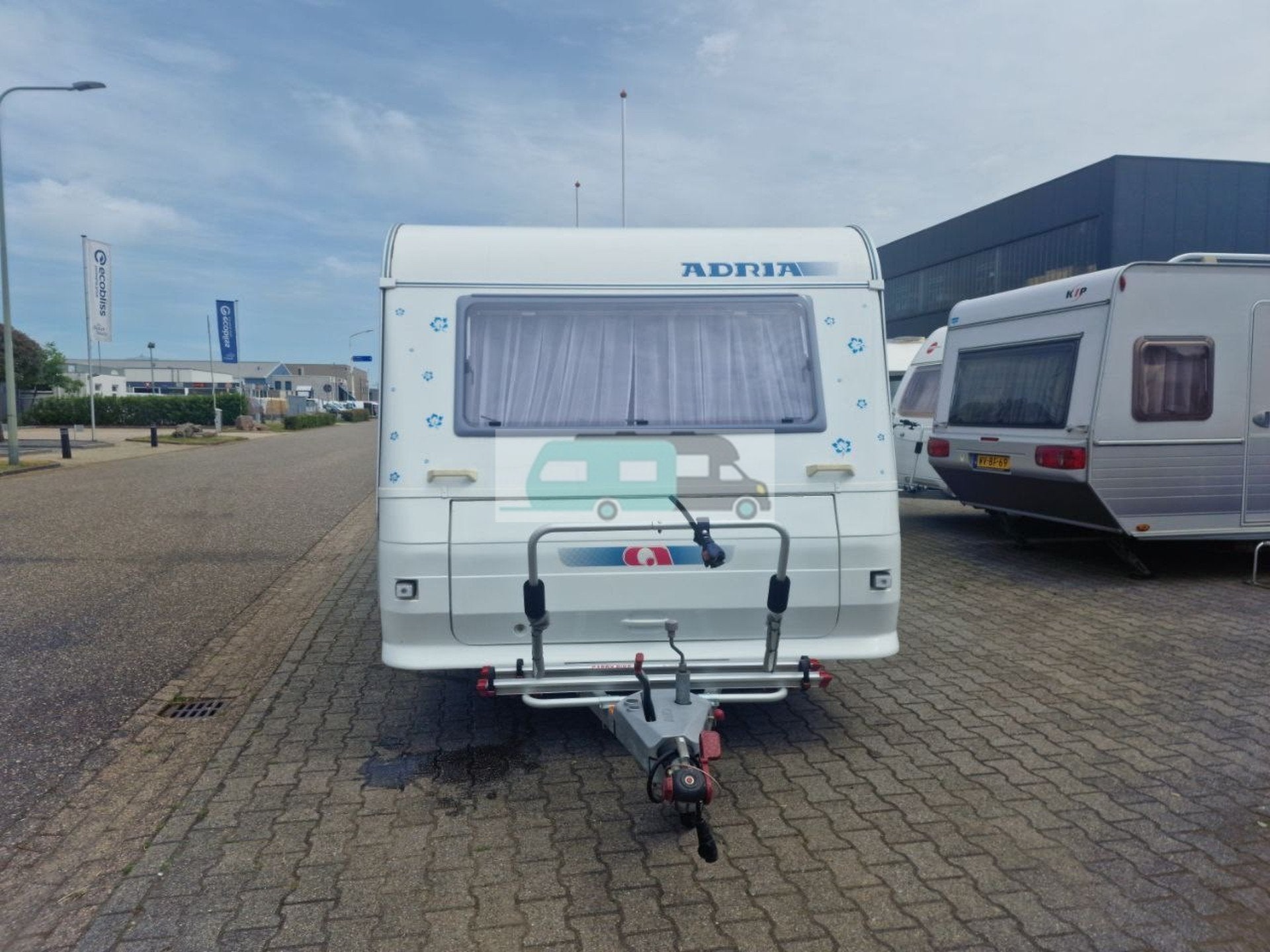 Adria altea 512 UP mover, luifel, fietsendrager (bj 2008), Caravans en Kamperen, Schokbreker, Bedrijf, 750 - 1000 kg, Adria