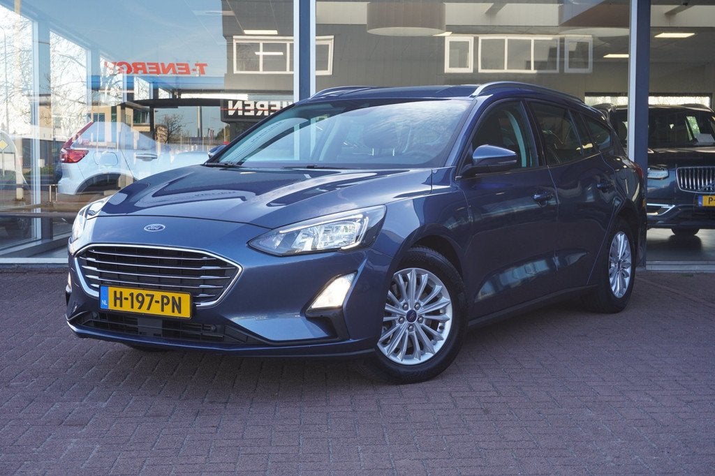 Ford Focus Wagon 1.0 EcoBoost Titanium Business | Airco | Na, Auto's, Gebruikt, Euro 6, 23 km/l, Origineel Nederlands