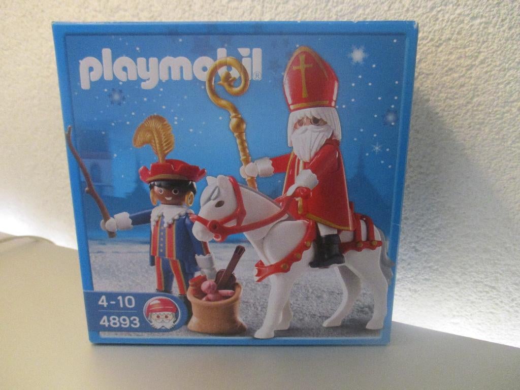 Playmobil 4893 Sinterklaas + Zwarte Piet NIEUW, Ophalen of Verzenden, Nieuw