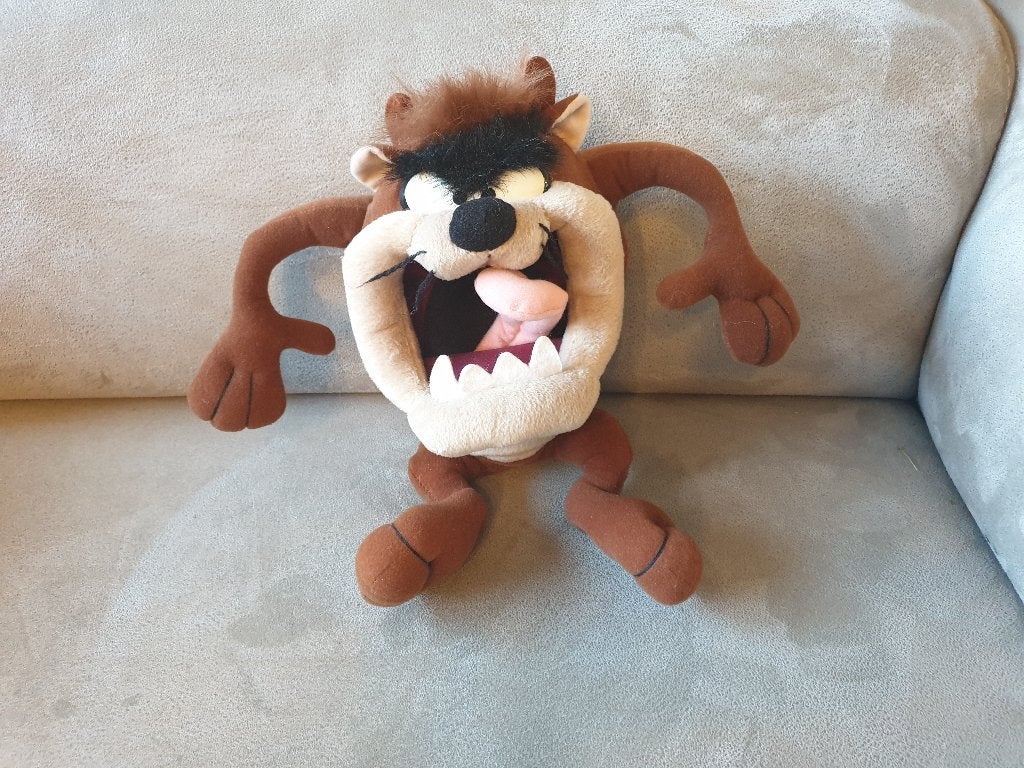 Knuffel - Taz Tazmanian Devil [Looney Tunes], Overige karakters, Ophalen of Verzenden, Gebruikt, Overige typen