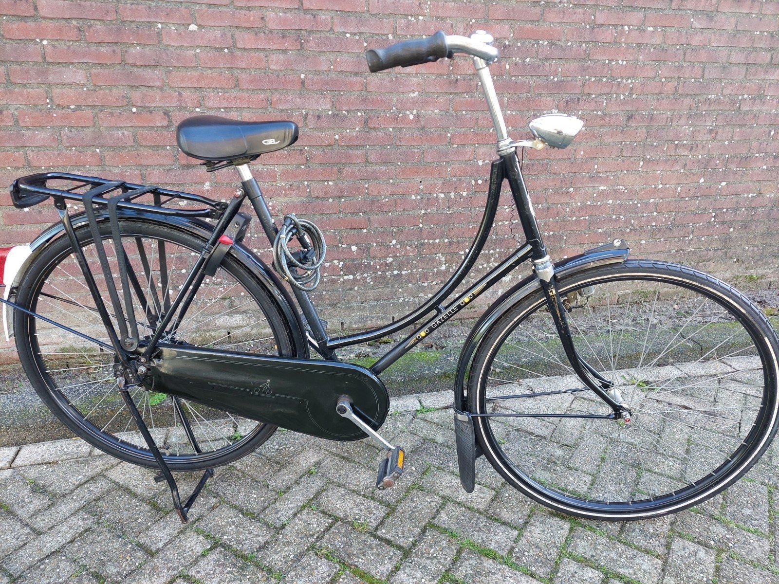 omafiets gazelle damesfiets helemaal in orde, Ophalen, Terugtraprem, Gebruikt, 56 cm of meer