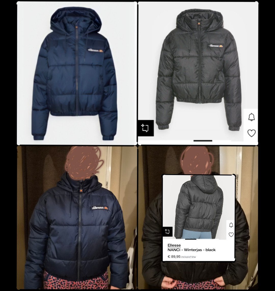 2 hele mooie dames ellesse winterjassen maat 38, Ophalen of Verzenden, Zo goed als nieuw, Maat 38/40 (M), Zwart