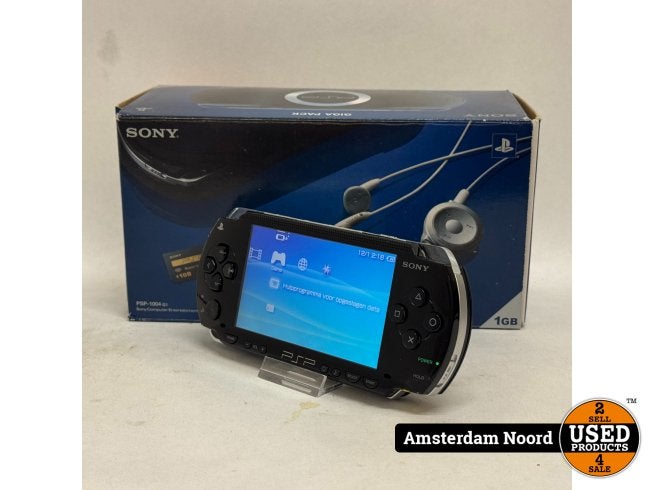 Sony Playstation Portable 1000 1GB Giga Pack (Complete), Spelcomputers en Games, Spelcomputers | Sony PSP, Sony, Zo goed als nieuw