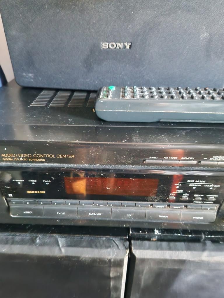 Sony k 5.1  tuner versterker, Soundbar, 70 watt of meer, Ophalen of Verzenden, Zo goed als nieuw
