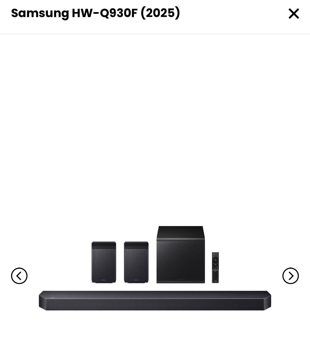 Defect! Samsung Soundbar HW Q930 F. Model 2025, Ophalen, Bluetooth, Nieuw