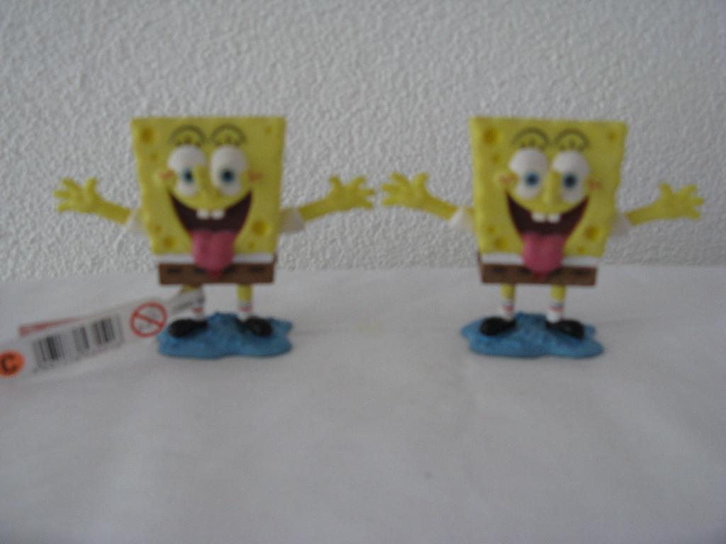 spongebob poppetje 2 stuks, Ophalen of Verzenden, Nieuw
