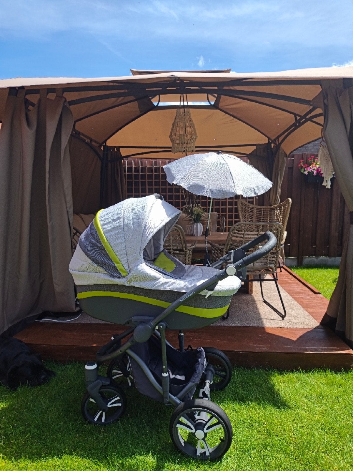 Mooie Bebetto Murano kinderwagen (2 in 1) nette staat., Combiwagen, Ophalen, Overige merken, Verstelbare duwstang