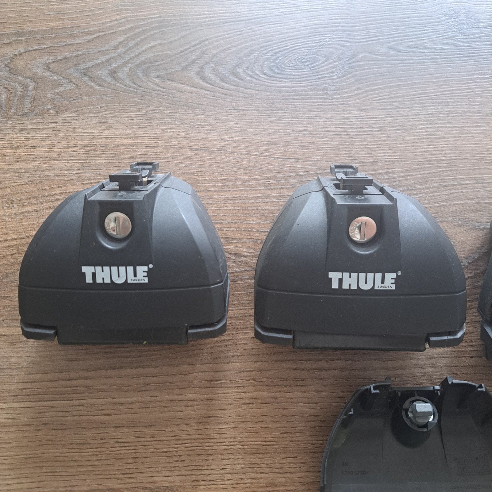 Thule voetenset 753/460, Auto diversen, Dakdragers, Ophalen, Gebruikt