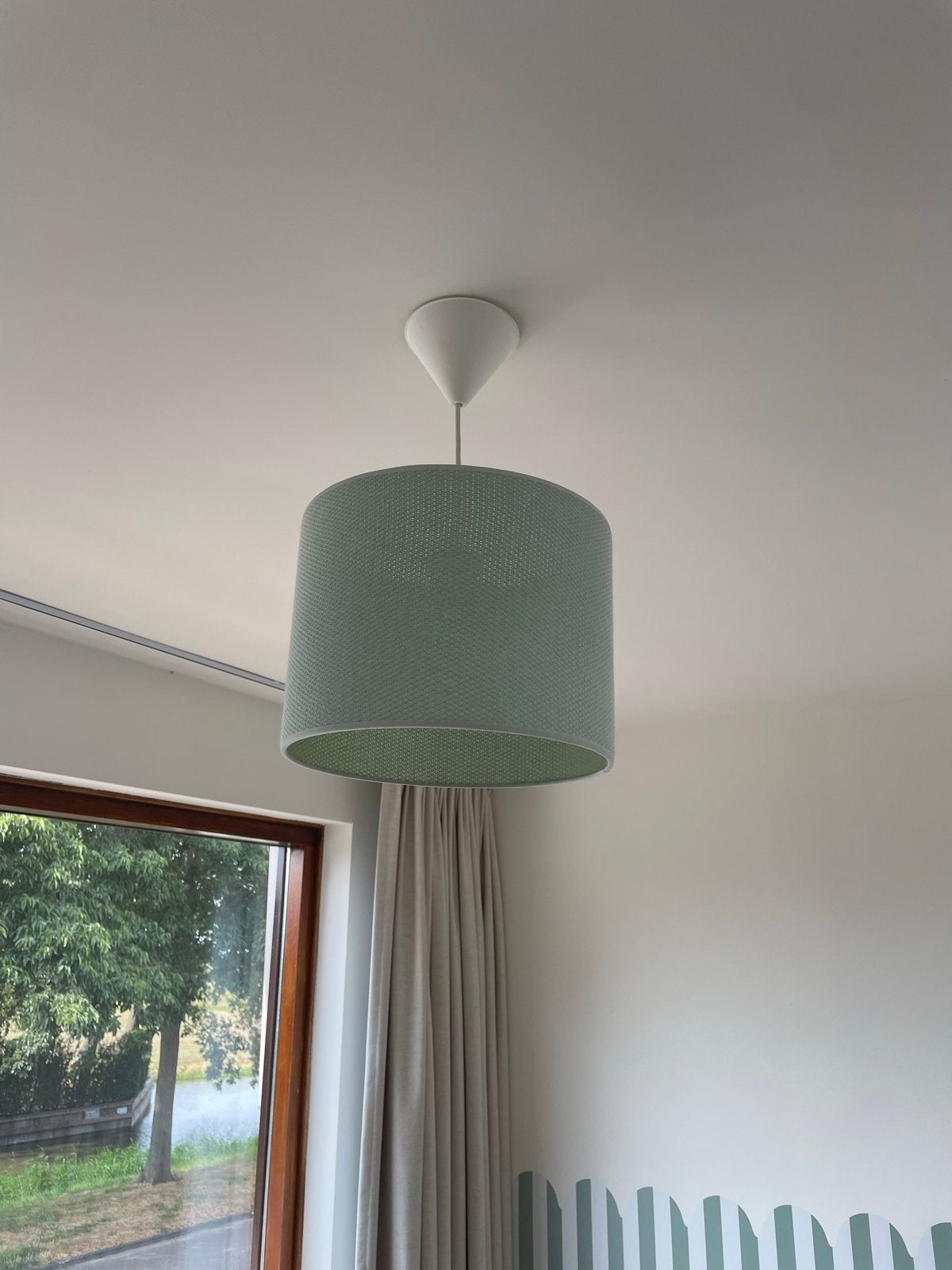 Baby's Only lampenkap groen voor baby/kinderkamer, Rond, Zo goed als nieuw, Textiel, Groen