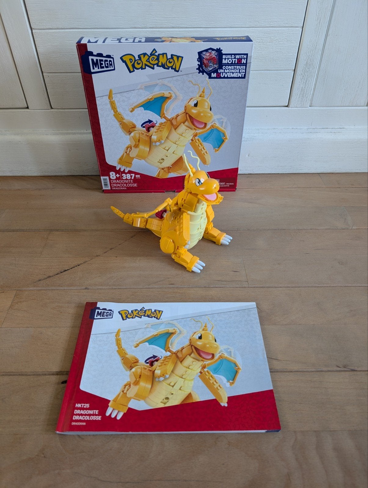 Mega Construx Pokémon Dragonite Dracolosse bouwset, Ophalen of Verzenden, Zo goed als nieuw, Megabloks