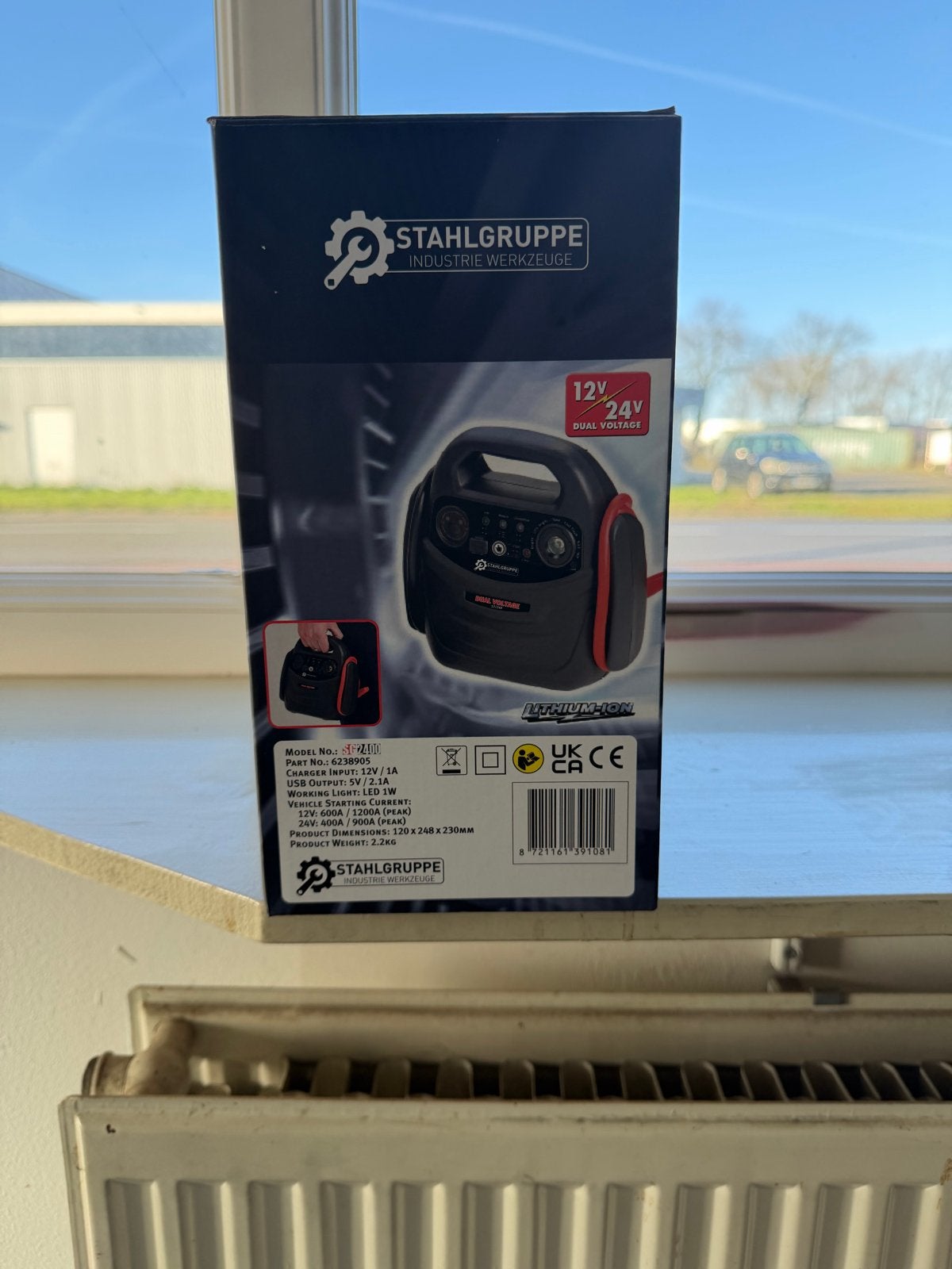Stahlgruppe SG2400 Jumpstarter 12V/24V Dual Voltage, Ophalen of Verzenden, Nieuw