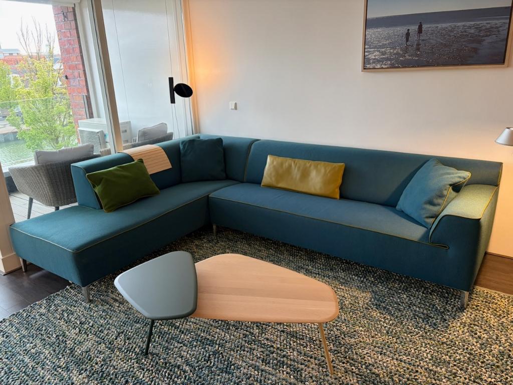 Hoekbank Leolux Pode Insert - designbank Kvadrat Hallingdal, Huis en Inrichting, Ophalen, Leer, Hoekbank, 300 cm of meer