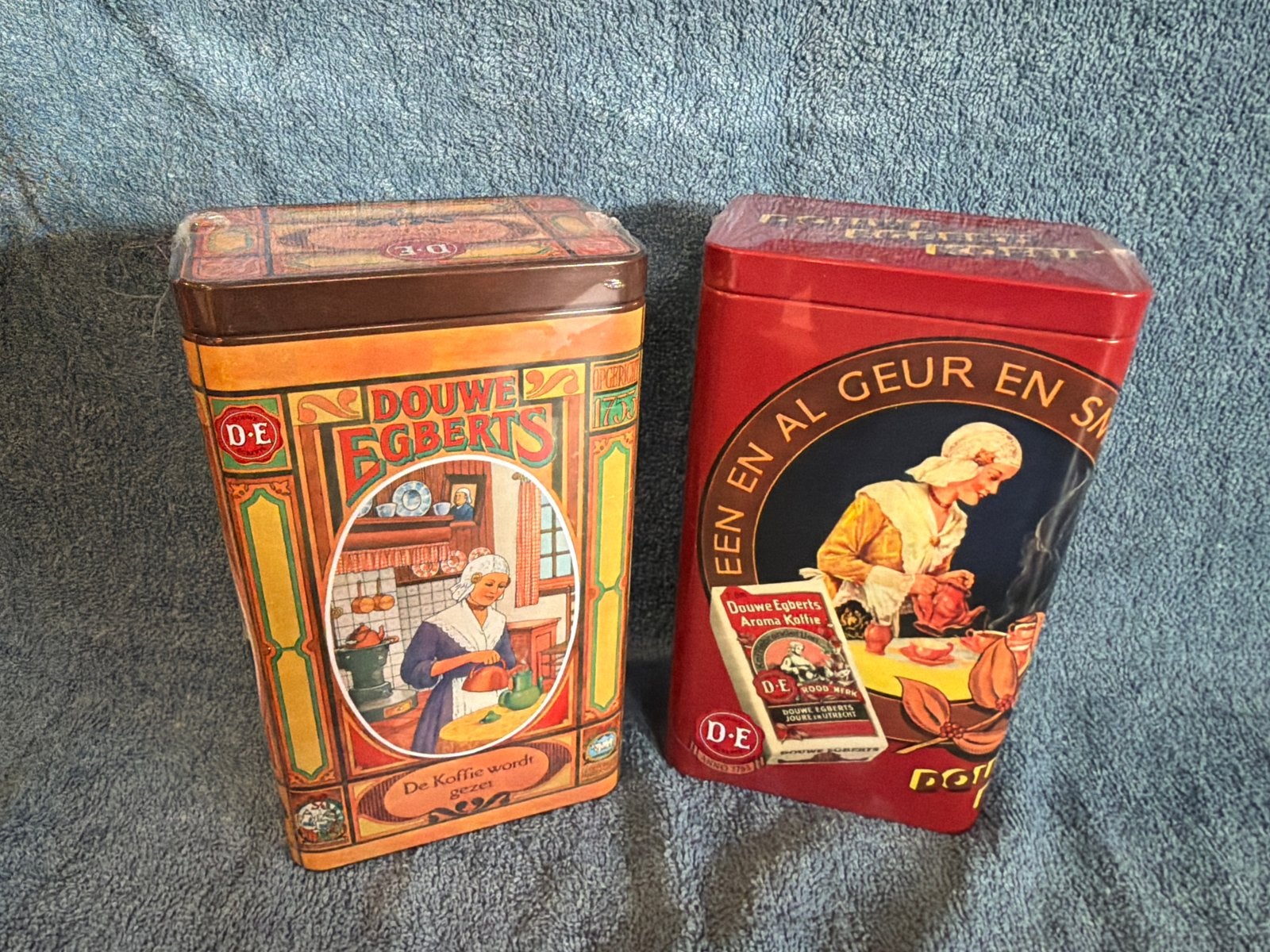 Nieuwe Douwe Egberts blikken - set van 2, Verzamelen, Ophalen of Verzenden, Nieuw