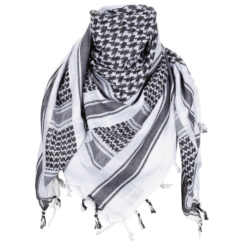 MFH - Shemagh / Arafat / PLO Sjaal - Zwart / Wit - Nieuw, Ophalen, Landmacht, Nederland, Kleding of Schoenen