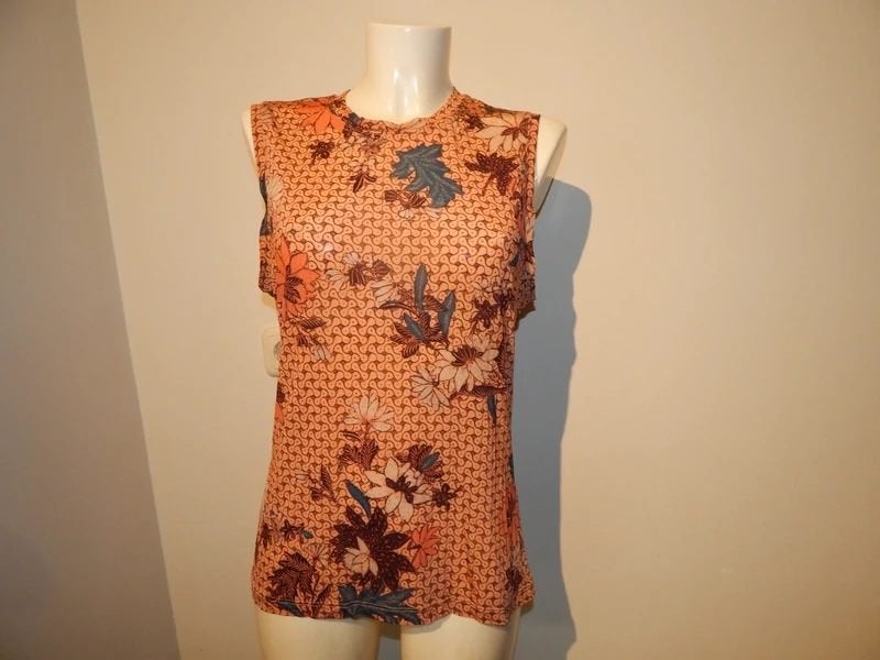Ulla Johnson stretch top warme tint flinter dun stretch top, Maat 38/40 (M), Verzenden, Oranje, Zo goed als nieuw