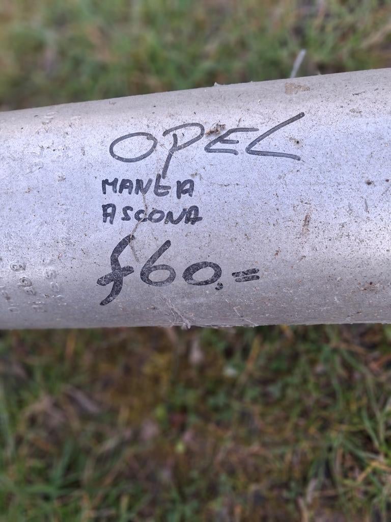 Opel Manta Ascona nieuwe uitlaatpot achter, Auto-onderdelen, Uitlaatsystemen, Ophalen of Verzenden, Nieuw, Opel